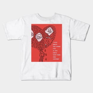 The Bleeding Heart - Painting The Roses Red Kids T-Shirt